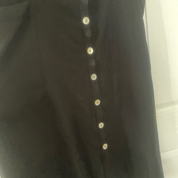 Black Button-Down Dress “Show me your mumu” large - Picture 9 of 9